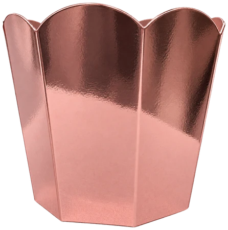 Saia de cupcake — Rose gold espelhado