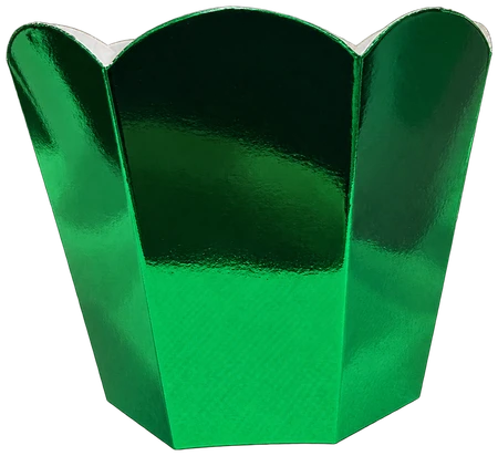 Saia de cupcake — Verde espelhado