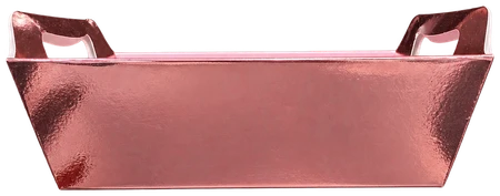 Salgadeira — Rosé gold espelhado